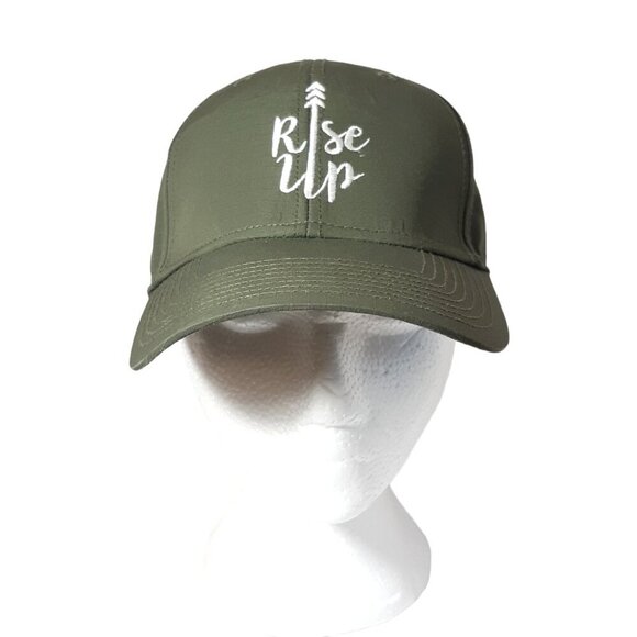 5 11 Tactical Hat Adjustable Cap Khaki Green Embroidered Rise Up - Picture 1 of 8